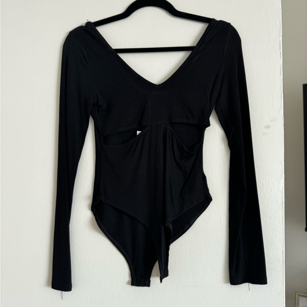 Adika cutout long sleeve bodysuit